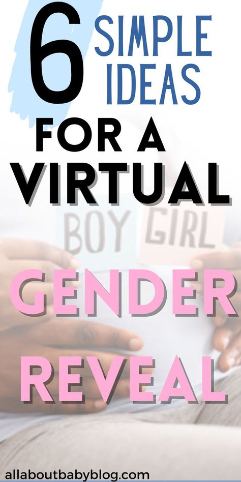 Virtual Gender Reveal Ideas, Long Distance Gender Reveal Ideas, Virtual Gender Reveal, Online Crush, Finding Out Baby Gender, Gender Reveal Activities, Sibling Gender Reveal, Disney Gender Reveal, Simple Gender Reveal