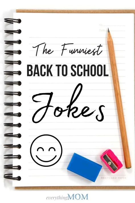 50+ Best Back to School Jokes | EverythingMom Back To School Riddles For Kids, Back To School Jokes For Kids, Back To School Jokes, School Jokes For Kids, Toddler Jokes, Best Kid Jokes, Classroom Jokes, Geometry Book, Makerspace Ideas