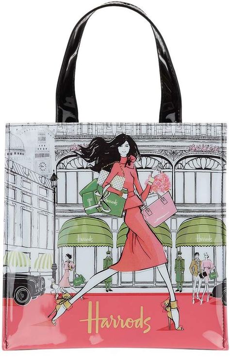 Harrods Megan Hess Small Luxury Lifestyle Shopper Bag #ad Megan Hess Illustration, Luxury Lifestyle Travel, Luxury Lifestyle Couple, Harrods London, Megan Hess, Luxury Lifestyle Girly, Luxury Lifestyle Fashion, Luxury Lifestyle Women, Luxury Lifestyle Dreams