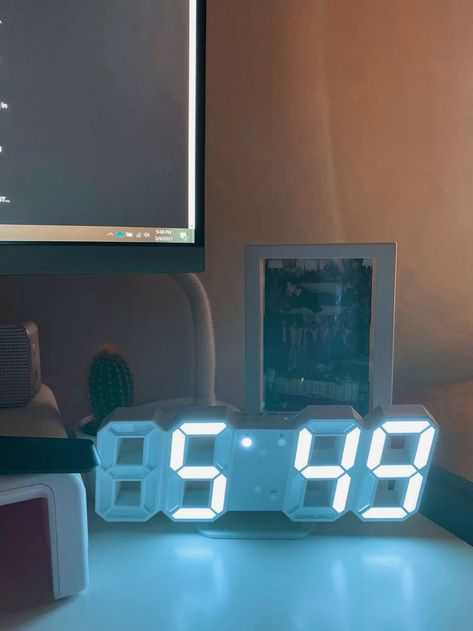 Amazon Digital Clock, Digital Desk Clock, Morning Clock Aesthetic, Alarm Clocks Aesthetic, Aesthetic Digital Clock, 5:00 Am Aesthetic Clock, 6:00 Am Alarm Clock Aesthetic, Digital Alarm Clock Aesthetic, Digital Clock Aesthetic