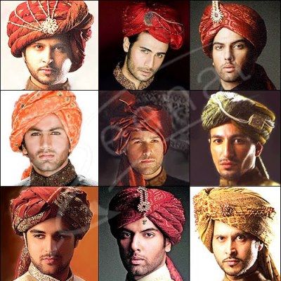 I hate it when I go to a wedding and someone is wearing the same turban as me! UGH! Turban Styles, भारतीय इतिहास, Wedding Turban, Aladdin Costume, Indian Groom Wear, Wedding Gifts For Parents, Indian Men Fashion, Indian Groom, Indian Man