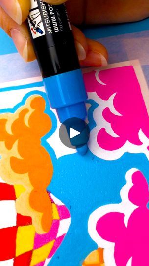 Posca Art Doodle, Trusting The Process, Posca Markers, Father Art, Illustration Tutorial, Posca Marker, Acrylic Colours, Marker Art, Drawing Tips