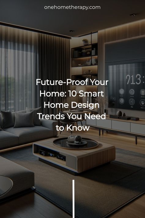 Discover the top 10 smart home design trends that will future-proof your home. Home Therapy, Energy Efficient Appliances, One Home, Smart Home Design, Home Automation System, Smart Home Technology, Smart Kitchen, Home Technology, Protecting Your Home