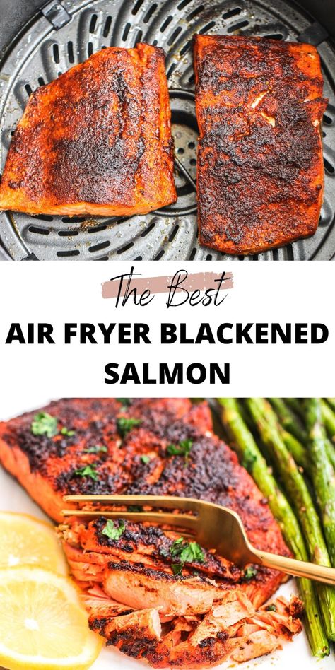 Keto Salmon Air Fryer Recipes, Salmon In The Air Fryer, Salmon In Air Fryer, Cooked Salmon, Keto Seafood, Air Fryer Salmon, Keto Salmon, The Best Air Fryer, Air Fryer Fish