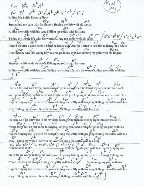 Freaks Guitar Chords, Left Hand Guitar Chord Chart, Zombie Guitar Chords, Say You Wont Let Go Chords, Say You Won’t Let Go Chords, Guitar Songs For Beginners, Roberta Flack, Killing Me Softly, Great Song Lyrics