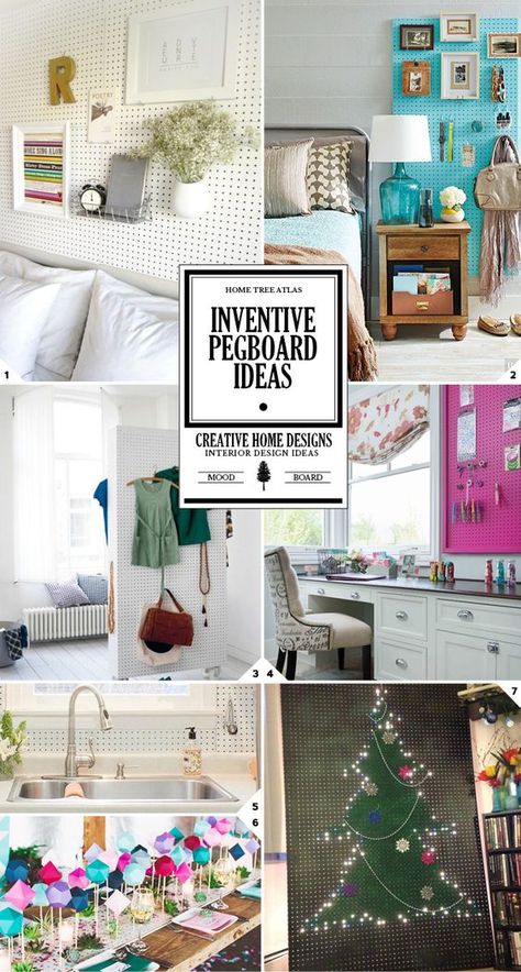 When most people think of pegboards, they will picture them being used for customized storage. But you can get creative with them, paint over them, and use them in more unique ways – such as a pegboard headboard (seen in picture (1) DIY steps here), a headboard that you can fit lights to or a book […] Pegboard Headboard, Painted Pegboard, Pegboard Craft Room, Book Display Shelf, Diy Steps, Pegboard Organization, Bedroom Hacks, Pegboard Accessories, Headboard Decor