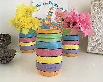 Oh the places you'll go themed birthday paper mache | Etsy Oh The Places You’ll Go Centerpieces, Oh The Places You’ll Go Birthday Theme, Oh The Places You’ll Go Party Favors, Oh The Places You’ll Go Graduation Gift, Preschool Graduation Oh The Places You’ll Go, 1st Birthday Party Games, Preschool Graduation Party, Doctor Suess Birthday, Kindergarten Graduation Party