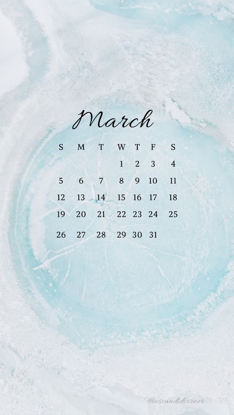 March 2023 Calendar, Save The Date Fonts, March Wallpaper, Month Wallpaper, Blue Calendar, March Calendar, Wedding Calendar, Calendar March, March Wedding