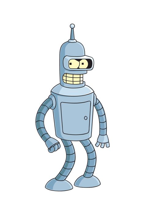 Futurama Robot, Futurama Characters, Bender Futurama, Futurama Bender, Happy Clipart, Matt Groening, Transparent Image, Famous Cartoons, Futurama