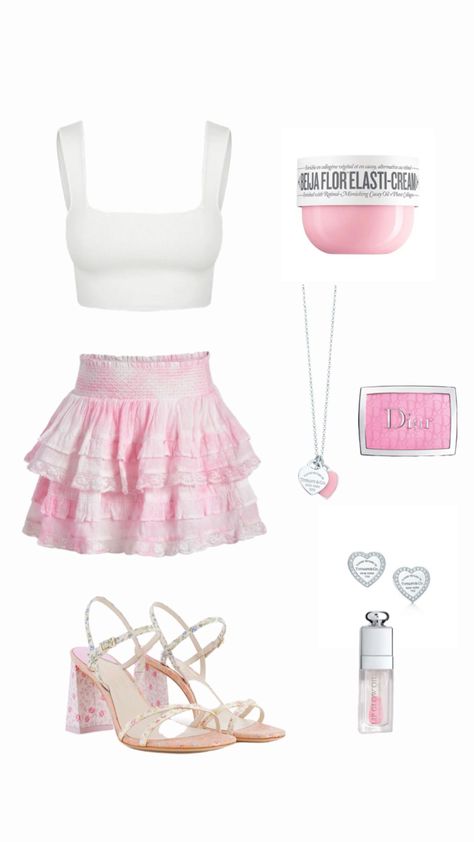 Preppy Skirt Outfits Summer, Cute And Preppy Outfits, Preppy Outfits Collage, Preppy Party Outfit, Preppy Outfits Summer, Preppy Girl Outfits, Bday Fits, Preppy Shuffles, Clothes Preppy