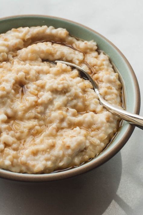 This Is What Ina Garten Has for Breakfast Every Day | Kitchn Rice Cooker Oatmeal, Cooking Oatmeal, Rice Cooker Recipes, How To Cook Rice, Oatmeal Recipes, Breakfast Time, Recipes Breakfast, Food Breakfast, Breakfast Food