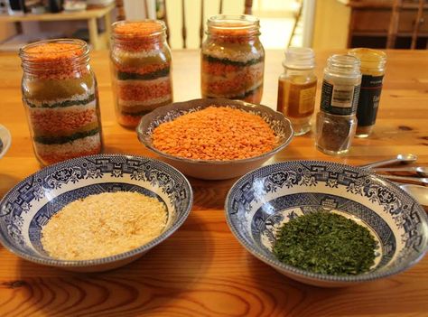 One of my favorite things to give as a gift is a recipe in a jar. I have loads of soups, dips, cookies and breads. Here is one of my favorite. Curried Lentil Soup In A Jar, Lentil Soup In A Jar, Coconut Curry Lentil Soup, Curry Lentil Soup, Mason Jar Soup, Coconut Lentil Soup, Dry Soup Mix, Curried Lentil Soup, Soup In A Jar