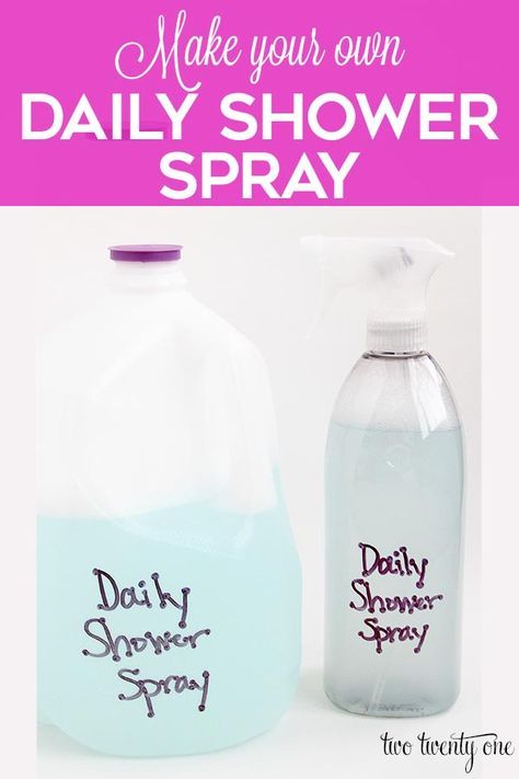 Daily Shower Cleaner Diy, Diy Daily Shower Spray, Daily Shower Cleaner, Daily Shower Spray, Tile Repair, Homemade Cleaning Supplies, Shower Spray, Easy Cleaning Hacks, Diy Sprays