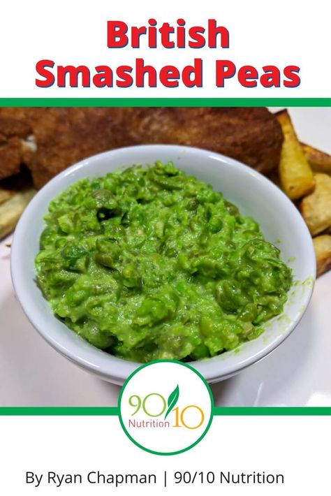 British Smashed Peas Mushy Peas Recipe British, Mashed Peas Recipes, Smashed Peas Recipes, Mash Peas Recipe, English Peas Recipe, English Meals, Pea Mash, Mashed Peas, Battered Fish And Chips