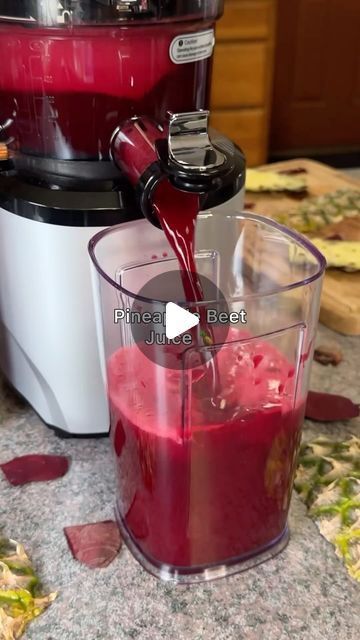 Healthy Food Facts - Tips on Instagram: "Pineapple Beet Juice 🍍Great content by @growyourownlivesx. Follow him for more amazing content like this!

(Save 10% On This Juicer At The Link In My Bio With Code “GROWYOUROWN” At Checkout)

Beet juice isn’t always favorited by most people. It in fact has a slightly earthy taste that a lot of people describe as “dirt” flavor 😅 which is why most people do not prefer beet juice. Myself being one of those people. I have found that juicing beets with things like pineapples, ginger, carrots or apples completely alter the earthy flavor. This specific recipe tastes like a very sweet pineapple juice with a faint hint of ginger spice 😁🫚

This recipe is great for people with iron deficient anemia or low iron levels. I recommend drinking 4-8oz every morni Juicing Beets, Ginger Carrots, Healthy Food Facts, Ginger Spice, Beet Juice, Ginger Juice, Food Facts, Pineapple Juice, Low Iron