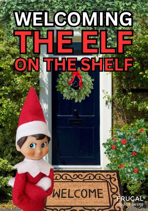 Welcoming The Elf on the Shelf into your home is a fun and magical tradition that can create lasting memories for your family. Whether you're introducing an elf for the first time or reintroducing a beloved holiday companion, this guide offers creative ideas to make the elf’s arrival special and engaging. New Ideas for The Elf on the Shelf daily plus free printables you can use for your North Pole visitor. #FrugalCouponLiving First Arrival Elf On The Shelf Ideas, First Time Introducing Elf On The Shelf, Introducing Elf On The Shelf Ideas, Introducing Another Elf On The Shelf, Elf Arrival Ideas New First Time, New Elf On The Shelf Arrival First Time, Elf On The Shelf First Arrival Ideas, First Time Elf Arrival Ideas New, Elf On The Shelf Welcome Ideas