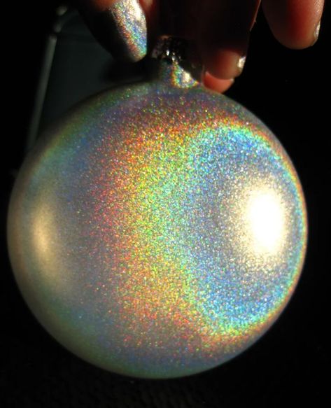 Holographic Christmas Ornament Galaxy Christmas, Holographic Christmas, Dream Christmas, Silver Holographic, Christmas 2024, Ornament Christmas, Product Design, Christmas Ornament, Christmas Decor