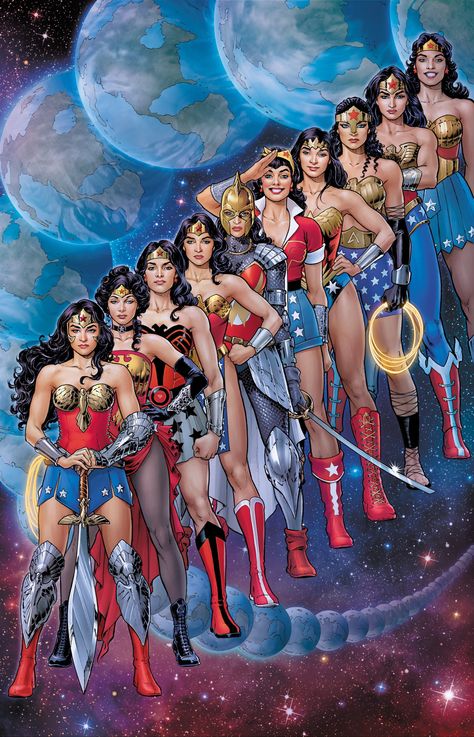 Nicola Scott, Wonder Woman Artwork, Wonder Woman Art, Anniversary Art, Wonder Woman Costume, 80th Anniversary, Arte Dc Comics, Superman Wonder Woman, Wonder Women