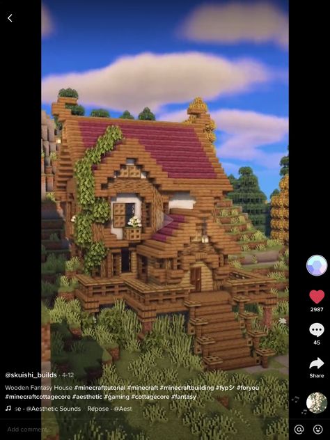 Minecraft Carpenter House, Carpenter House, Minecraft Village, Village Ideas, Minecraft Stuff, Minecraft Builds, Minecraft Ideas, Small Houses, Small House