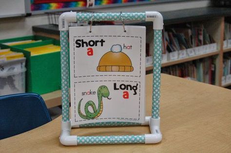 Flip Charts, Small Anchor, Teaching Organization, Flip Chart, Diy Classroom, Creative Classroom, Anchor Chart, Kindergarten Literacy, Classroom Setup