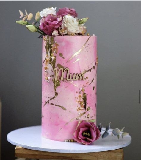 Colorful Wedding Cakes, Birthday Cake For Mom, 70th Birthday Cake, Girly Cakes, 60th Birthday Cakes, 21st Birthday Cakes, Elegant Birthday Cakes, Pink Wedding Cake, Amazing Wedding Cakes