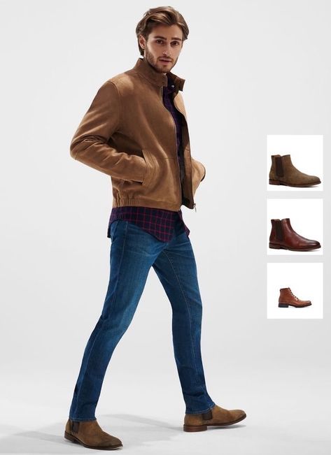 Brown Chelsea Boots Outfit, Jeans Pants Outfit, Semi Casual Outfit, Chelsea Boots Men Outfit, Chelsea Boots Outfit, Sneakers Outfit Men, Boots Outfit Men, Blazer Outfits Men, Mens Business Casual Outfits