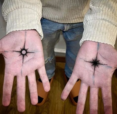 Palm Tattoos, Hand Doodles, Aleister Crowley, Star Tattoo, Ink Ideas, Dope Tattoos, Tattoo Design Drawings, Piercing Tattoo, Creative Tattoos