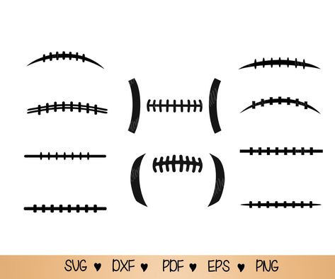 Football Laces Svg Football Outline Football Stitch Images | Etsy Stitch Images, Football Outline, Images For Cricut, Football Tattoo, Gameday Fashion, Cowboy Crafts, Football Lover Gifts, Green Bay Packers Logo, Gifts For Baseball Lovers