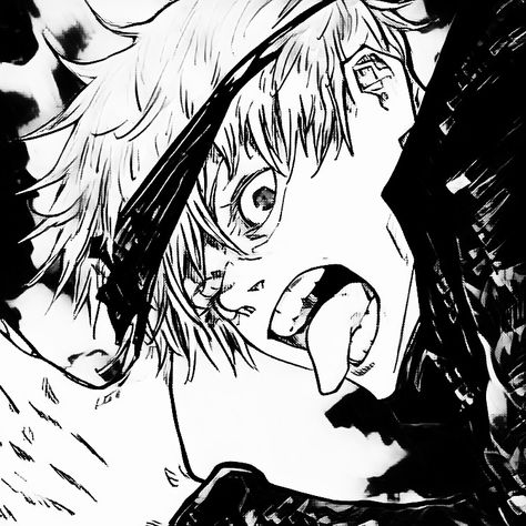 my own edit (originally colored but i made it black and white with picsart :P) Gojo Satoru, Jujutsu Kaisen, Jujutsu, A Black, Black And White, Anime, White, Black