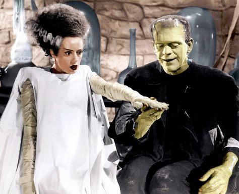 Bride Of Frankenstein Costume, Halloween Bride Costumes, I Frankenstein, Frankenstein Costume, The Bride Of Frankenstein, Frankenstein Art, Halloween Bride, Classic Halloween Costumes, Monster Costumes