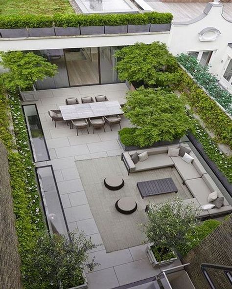 Small Backyard Garden Design, Roof Terrace Design, Moderne Have, Roof Garden Design, Rooftop Terrace Design, Rooftop Design, Small Backyard Gardens, Modern Garden Design, Garden Architecture