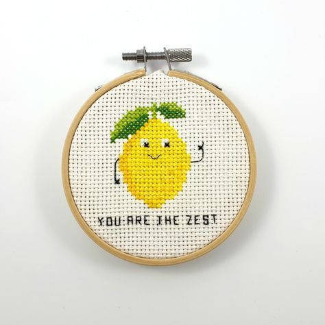 You are the zest cross stitch pattern Cat Cross Stitch Pattern, Framed Cross Stitch, Diy Cross, Mini Cross Stitch, Cat Cross Stitch, Cross Stitch Funny, Diy Cross Stitch, Simple Cross Stitch, Modern Cross