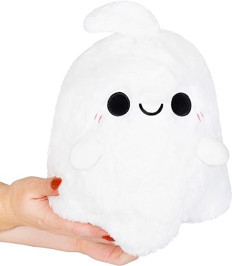 cute white ghost plush pillow soft the Mini Squishable Spooky Ghost believes in YOU! He wants you to succeed in bobbing for apples! Iq Kids, Designer Fans, Banana Man, Spooky Ghost, Teddy Bear Plush, Kids Boxing, Toy Figures, Man Humor, Halloween Gifts