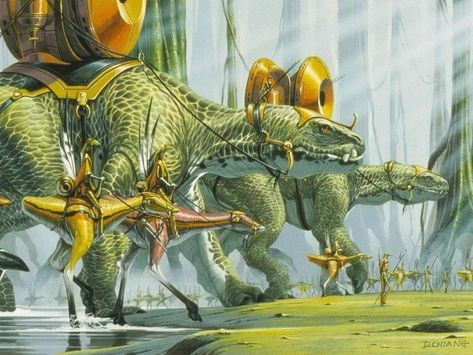 Doug Chaing, Scifi Animals, Star Wars Species, Ralph Mcquarrie, Grand Army, Star Wars Vehicles, Phantom Menace, Space 1999, Galactic Republic