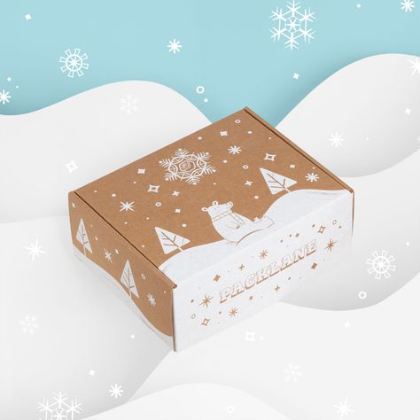 Holiday Packaging Design, Christmas Packaging Design, Mailer Box Design, Mailer Box Packaging, Handmade Packaging, Holiday Box, Mailer Box, Box Packaging Design, Birthday Box