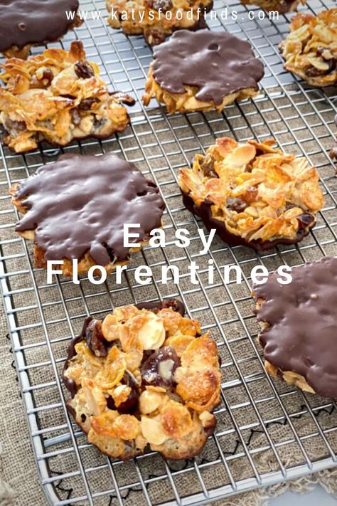 Florentine Cookies, Christmas Diy Food, Florentines Recipe, Gluten Free Pastry, Chocolate Breakfast, Recipe Cookies, Blackstrap Molasses, Stick Butter, Recipe Tin