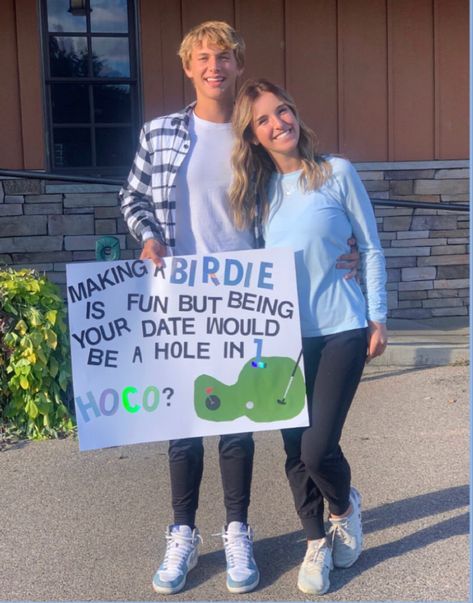 Cactus Hoco Proposal, Hoco Proposals Ideas For Him Golf, Golf Dance Proposal Ideas, Hunting Themed Hoco Proposal, Golf Theme Hoco Proposal, Hoco Proposals Ideas Golf, Last Minute Hoco Proposals, Hoco Golf Proposals, Golf Homecoming Proposals