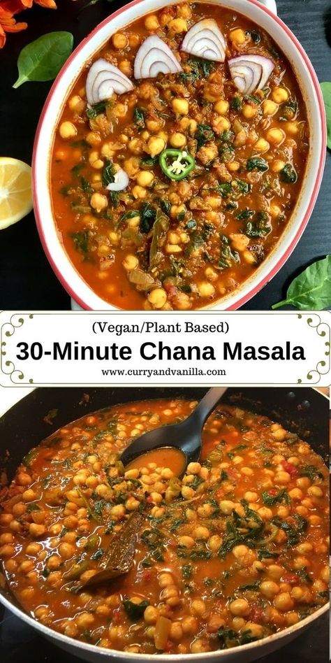 Healthy Chana Masala, Indian Chickpea Recipes Chana Masala, Easy Chana Masala, Easy Indian Recipes Vegetarian, Indian Food Recipes Authentic, Veggie Indian Recipes, Chana Masala Recipe Easy, Indian Food Recipes Easy, Indian Dishes Recipes