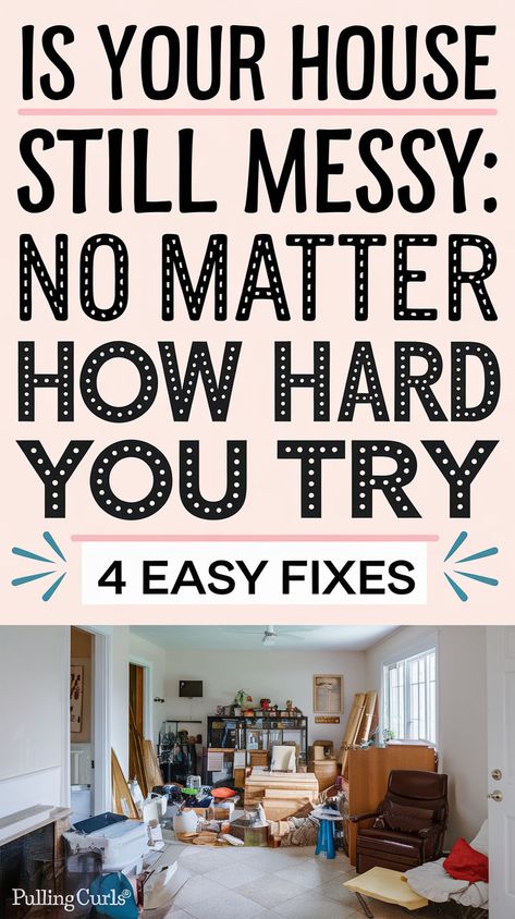 Struggling with a messy house no matter how hard you try? Discover motivation to clean and get seriously organized with easy house cleaning and declutter help. Explore clutter solutions and control tips for a cleaner, more organized home. Learn how to start decluttering, manage cluttered spaces, and get inspired to tackle your cluttered house. Find effective ways to turn a messy home into a tidy sanctuary! Motivation List, Clean House Motivation, House Motivation, Cluttered House, Declutter Help, Get Seriously Organized, Motivation To Clean, Seriously Organized, Cluttered Home