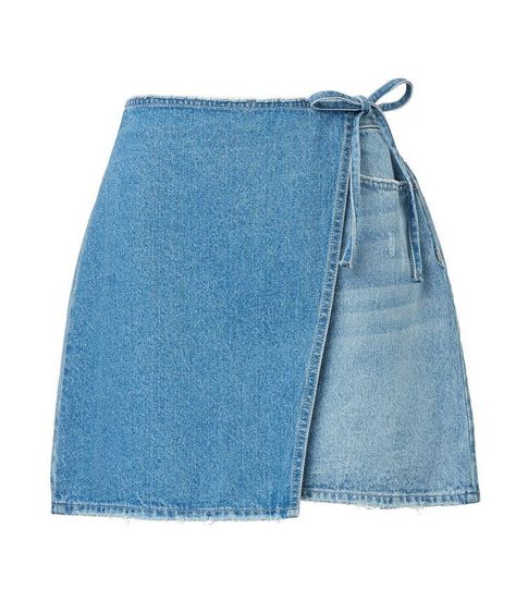 Newest Fashion Trends, Denim Wrap Skirt, Denim Skirts, Midi Skirts, Mode Inspo, Women's Skirts, Maxi Skirts, Kpop Fashion Outfits, Stage Outfits