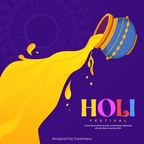 vibrant-holi-splash-celebrating-spring-love-and-new-beginnings Holi Rang, Rang Panchami, Splash Design, Holi Celebration, Spring Love, Holi Festival, Happy Holi, Spring Vibes, New Beginnings