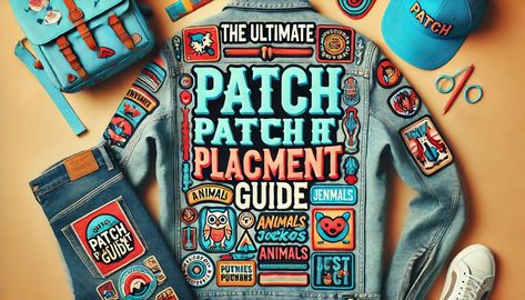 Patch Placement Guide: Best Spots for Patches on Jackets, Bags & More Patch Placement Jacket, Jean Jacket Patches Ideas, Iron On Patches Ideas Clothes, Iron On Patch Ideas Clothes, Patch Jacket Ideas, Shirt With Patches, Patches Ideas, Patches Jacket Diy, Jean Jacket Patches