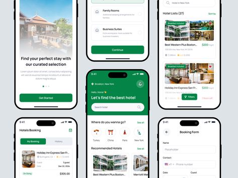 Family Hotel Room, Hotel App, Hotel Booking App, Uiux Design, Destin Hotels, Booking App, Hotel Booking, Best Western, Mobile App Design