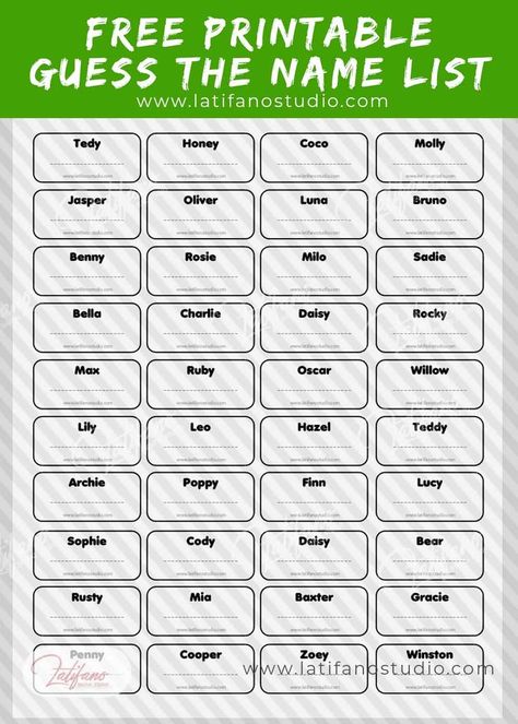 If you’re organizing a ‘Guess the Name of the Bear’ competition for a school fete or fundraiser and need a convenient template, our printable pre-filled table of teddy bear names is just what you need. Names For Teddy Bears, Reading Corner Classroom, All About Me Worksheet, Max And Ruby, Bears Game, Printable Board Games, Free Printable Games, Bear Names, S Name