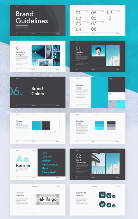 Minimal Brand Identity, Brand Template, Brand Guidelines Design, Identity Guidelines, Brand Identity Guidelines, Guideline Template, Next Brand, Brand Guidelines Template, Brand Manual