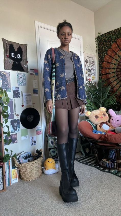 Twee Fashion Outfits, Artsy Aesthetic Clothes, Earthy Outfits, Tights And Boots, Fall Fits, Winter Fits, Mode Inspo, Outfit Inspo Fall, Aesthetic Outfits