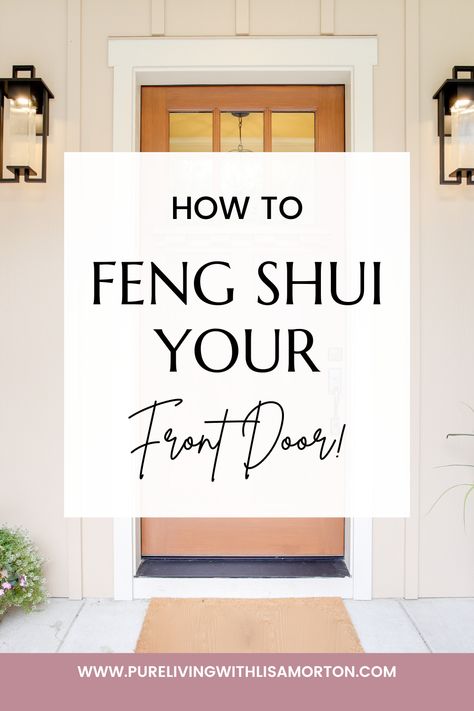 In Feng Shui, the front door of your home, apartment or even business serves as the primary entry point for chi to enter. It is vital that it be laid out properly following Feng Shui principles.  Learn about the front door here! #fengshui #fengshuitips #frontdoor #realestate #fengshuiguide #fengshuiconsultant #fengshuiguide #goodfengshui #springdecor #springinteriordesign #interiordesign Feng Shui Front Door Mat, Feng Shui Door Entrance, Feng Shui North Facing Front Door, Feng Shui Entrance Entryway, Entrance Door Design Apartment, Feng Shui Front Door Colors, Feng Shui Entrance, Feng Shui Entryway, Apartment Front Door Decor