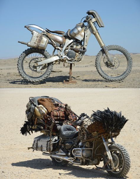 Mad Max Fury Road motorcycles Mad Max Motorcycle, Mad Max Fury Road Cars, Car Post, Zombie Vehicle, Apocalyptic Wasteland, Best Off Road Vehicles, Dieselpunk Vehicles, Rwb Porsche, Rat Bikes