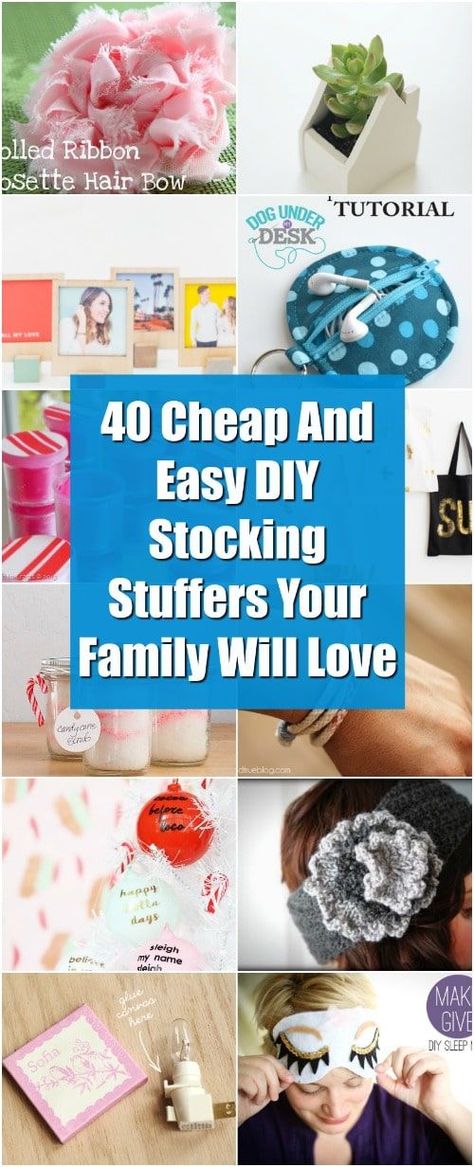 40 Cheap And Easy DIY Stocking Stuffers Your Family Will Love Christmas craft ideas #christmascraftideas Christmas craft idea #christmascraftidea #christmas #craft #idea merry christmas #merrychristmas 18.693 Diy Gifts Simple, Simple Stocking Stuffers, Easy Diy Stocking, Easy Diy Stockings, Homemade Stocking Stuffers, Diy Christmas Treats, Simple Stocking, Diy Stocking, Cheap Stocking Stuffers