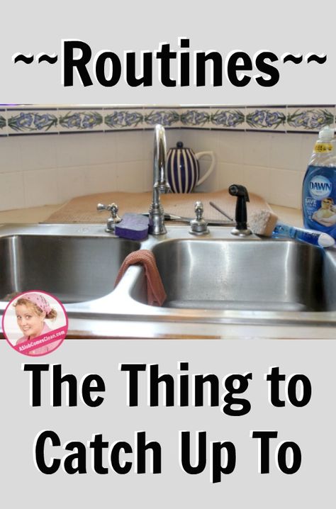 Routines as a Thing to Catch Up To | A Slob Comes Clean Slob Comes Clean, Dana K White, A Slob Comes Clean, Grammar Nerd, Dana White, English Teachers, Organic Cleaning Products, Home Management, In The Beginning